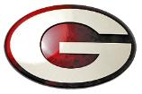 Georgia bulldog wall art.