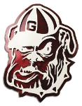 Georgia Bulldog wall art.