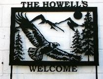 Metal wall art eagle soaring.