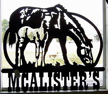 Custom Metal Silhouettes