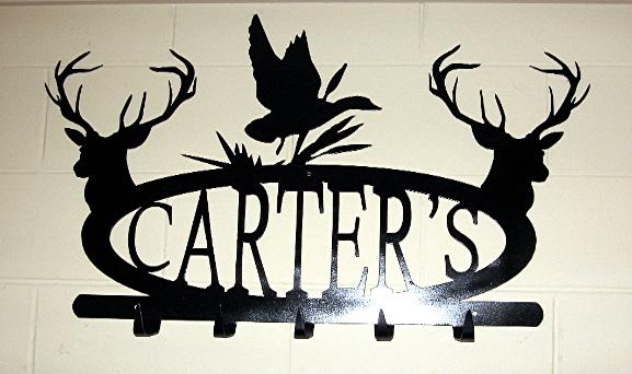 Metal silhouettes and metal art