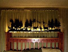 Custom metal lighted signs. 